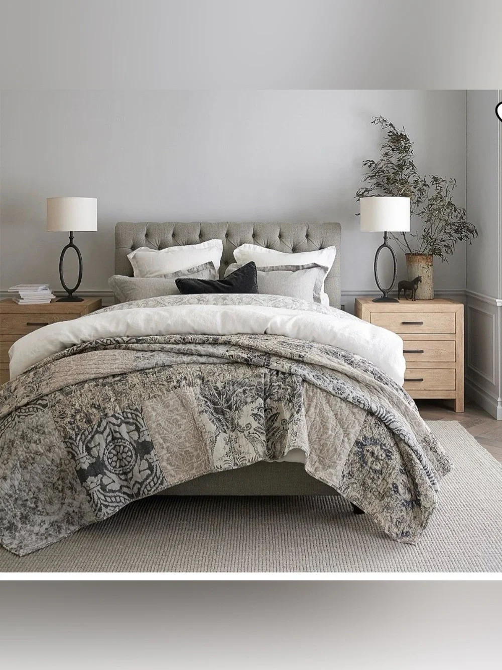 NWT‼️Set/2 Pottery Barn Tessa Quilted King Shams
